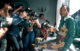 Fela Kuti with the Paparazzi