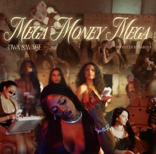 Tiwa Savage "Mega Money Mega" Cover Art