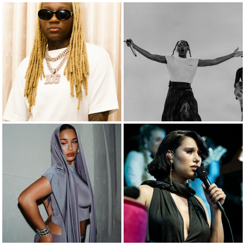 2025 MOBO Awards Nominees Darkoo, Little Simz, Raye, Jorja Smith "Best Female Act"