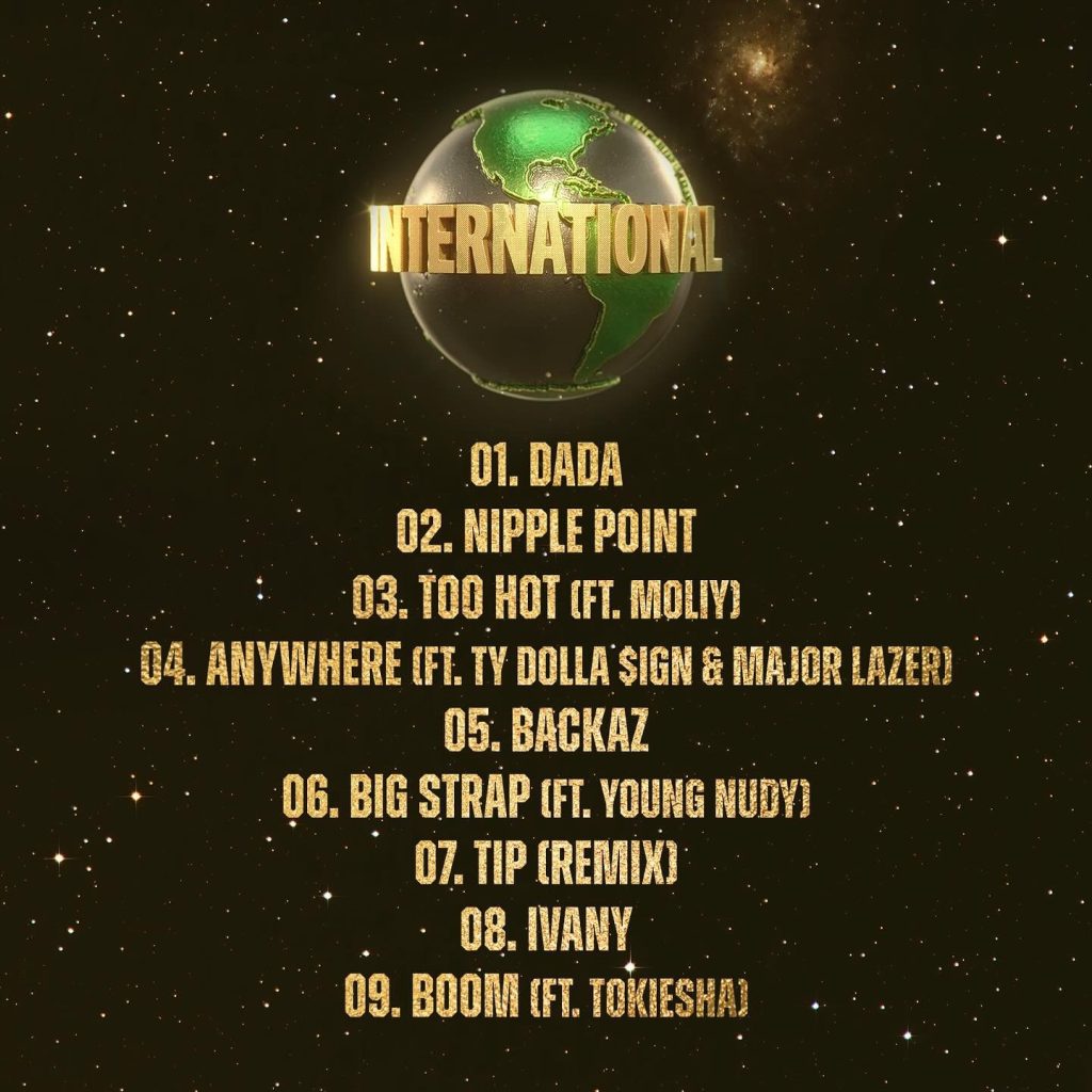 Skillibeng 'international" Track-List