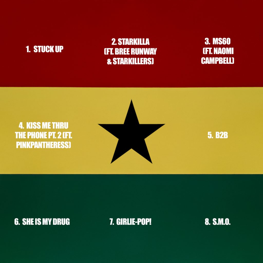 Amaarae "Black Star" Track-List